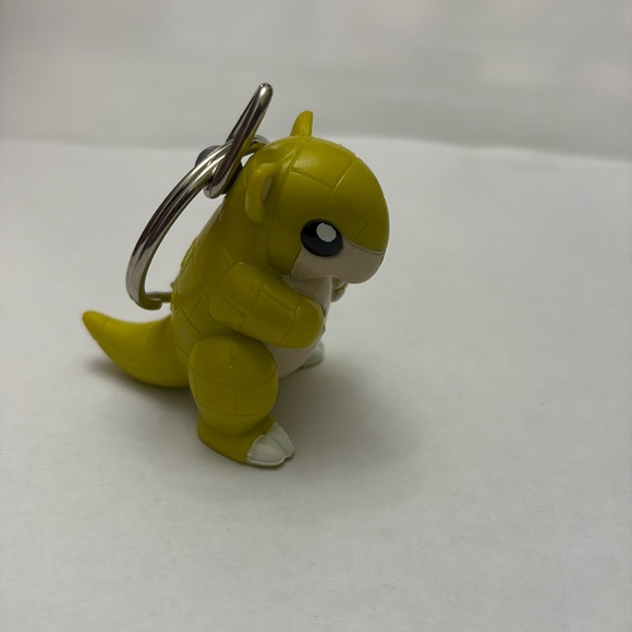 1999 Burger King Pokemon #27 Sandshrew keychain with Pokeball - Picture 5 of 12